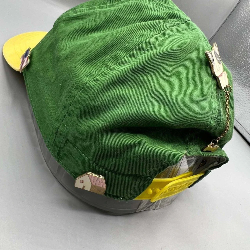 John Deere Hat Youth Green Yellow‎ Snap Back Cap with Pins